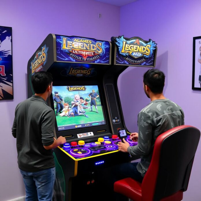 AtGames Legends Ultimate HD Arcade en action dans un salon
