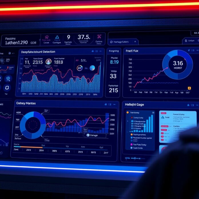 Dashboard de détection de deepfakes par GetReal