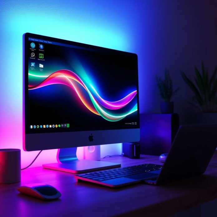 Lightstrip USB Nanoleaf synchronisée avec écran PC