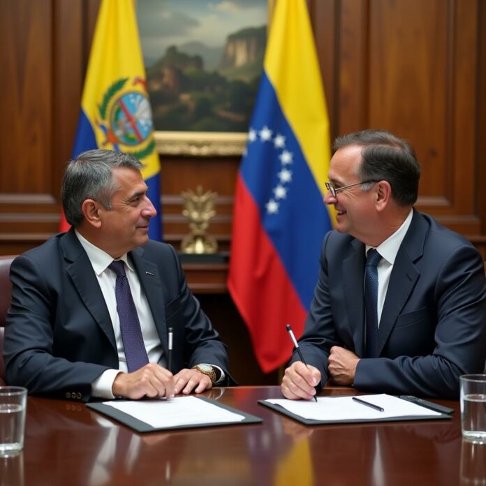 Négociations diplomatiques entre le Salvador et le Venezuela