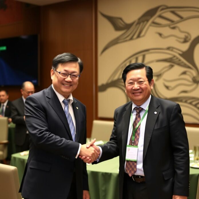 Jensen Huang en réunion avec des officiels chinois à Pékin