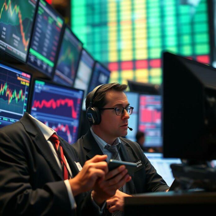 Traders analysant des graphiques boursiers
